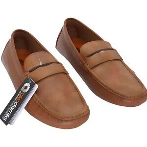 Akademiks Tabor Penny Loafer Tan Mens US 9.5 EU 42.5